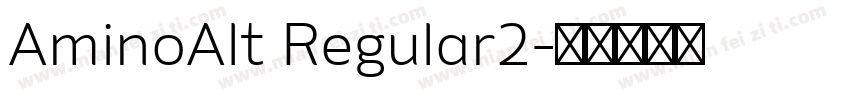 AminoAlt Regular2字体转换